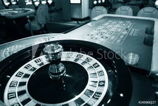 Bild på Roulette wheel in casino